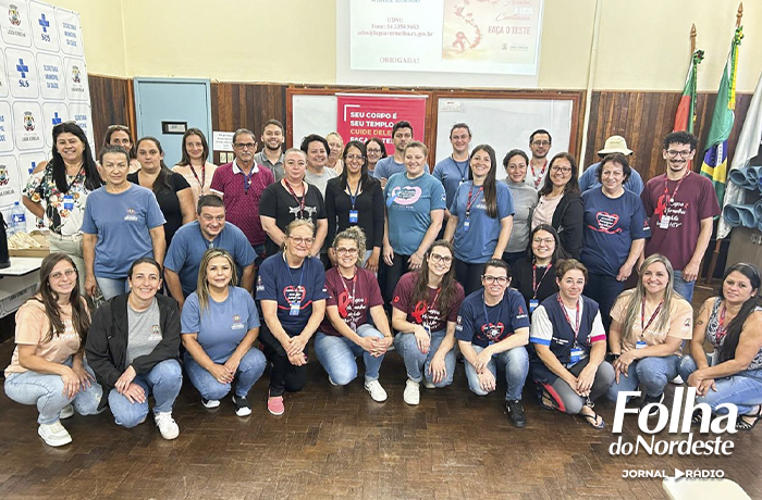 Agentes Comunitários de Saúde participam de ação educativa no Dezembro Vermelho