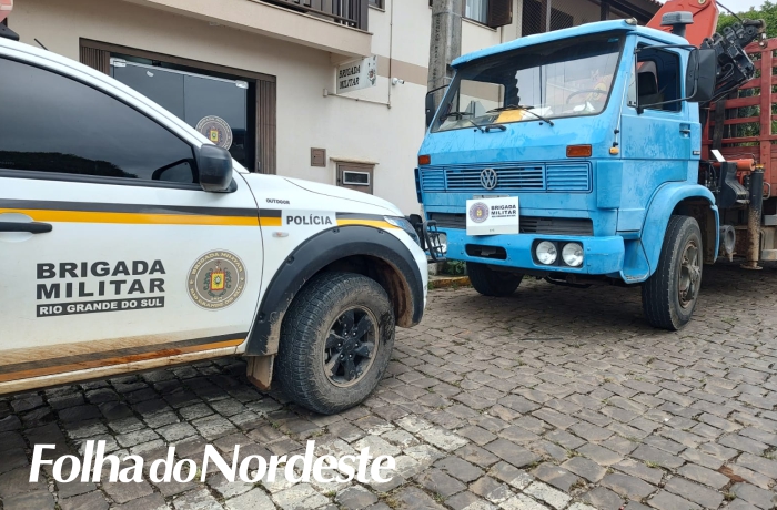 Região: Brigada Militar recupera caminhão furtado