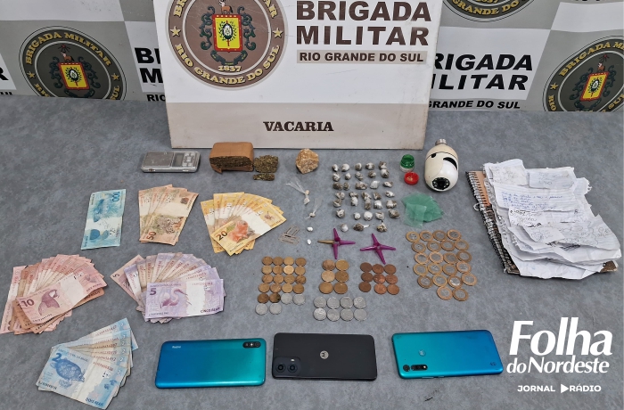 Dois homens são presos por tráfico de drogas