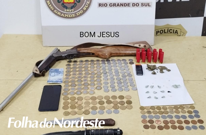Mais uma prisão por tráfico de drogas na região é realizada pela Brigada Militar