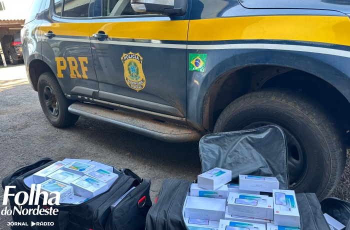 PRF prende homem com 178 celulares em Passo Fundo