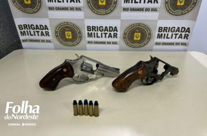 Homem é preso por porte ilegal de arma de fogo durante operação em Lagoa Vermelha