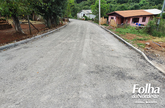 Concluída a pavimentação de ruas no bairro São José