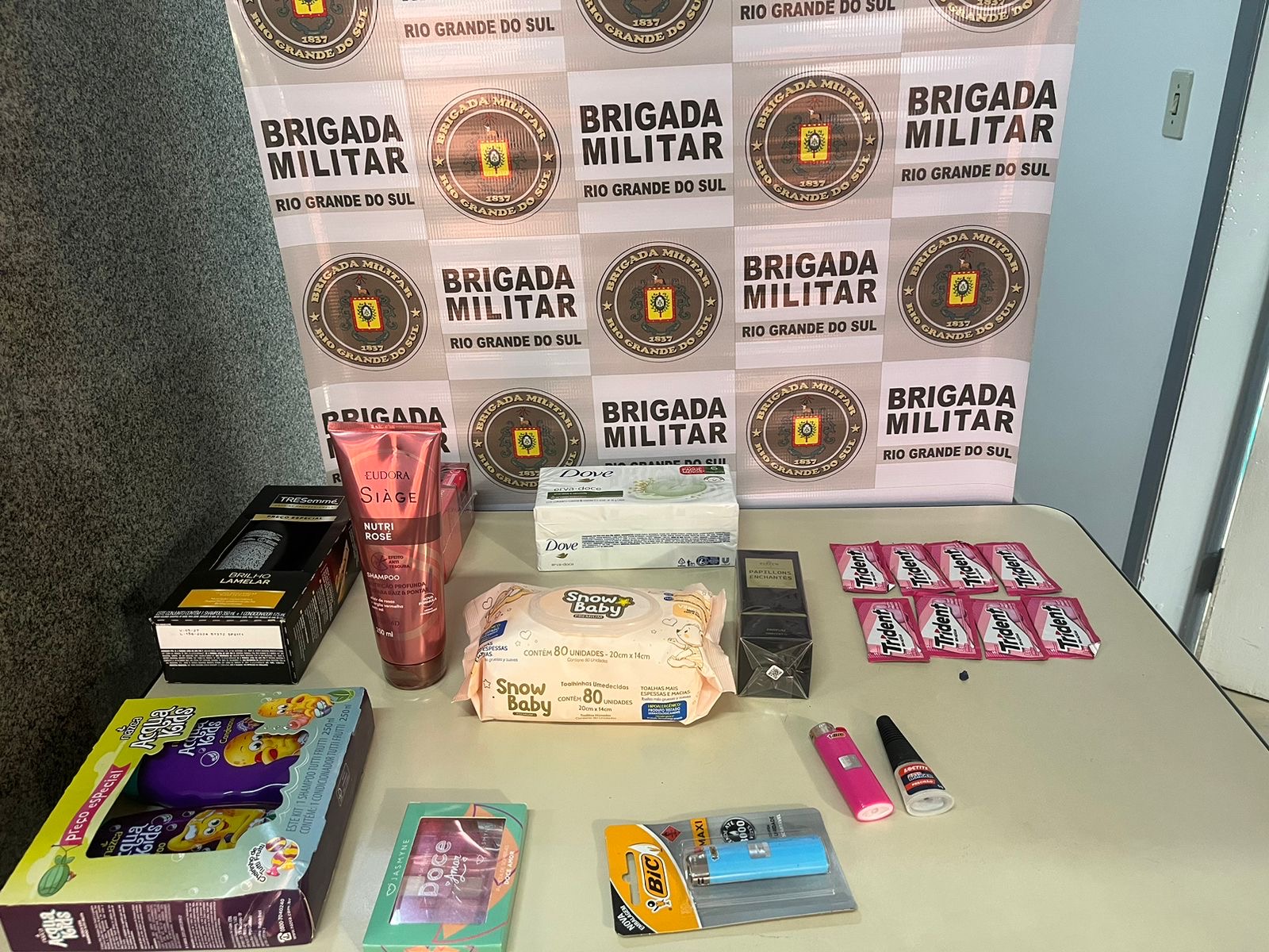 Brigada Militar prende mulher por furto em Lagoa Vermelha e recupera objetos