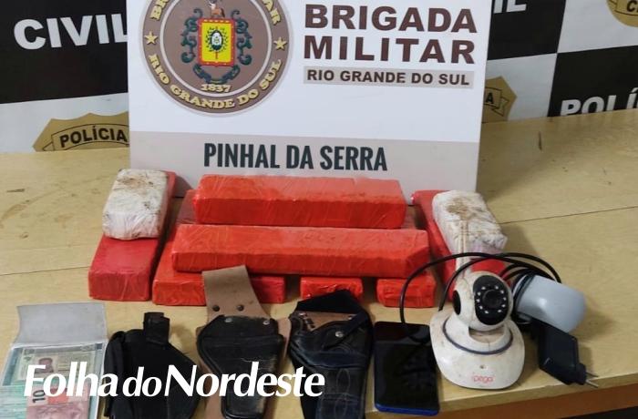 Brigada Militar efetua prisão por tráfico de drogas em Campestre da Serra