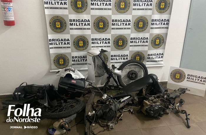 Brigada Militar prende dois homens por furto e receptação em Vacaria