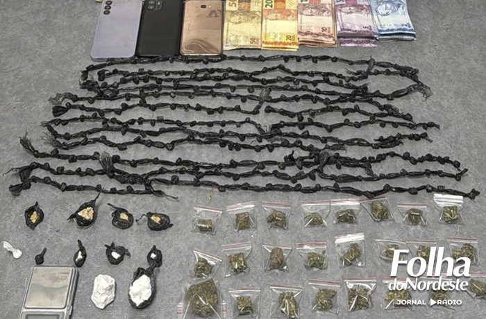 Brigada Militar prende homem e adolescente por tráfico de drogas em Vacaria