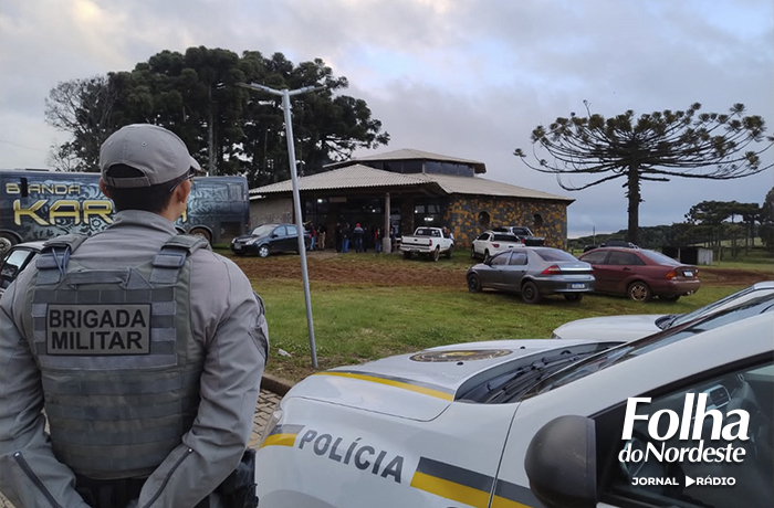 Brigada Militar garantiu segurança durante festa em louvor a Santa Terezinha, São Sebastião e Santo Antônio em Esmeralda