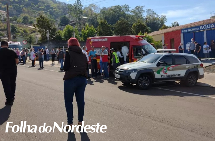 Adolescente invade escola e mata crianças no Oeste de SC, diz polícia