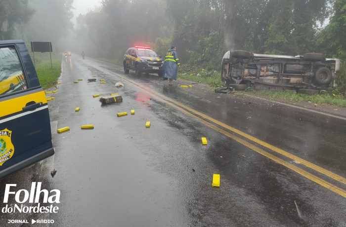 PRF prende traficante com 1 tonelada de maconha após tentativa de fuga