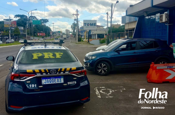 Polícia Rodoviária Federal prendeu homem e recuperou T-Cross roubada