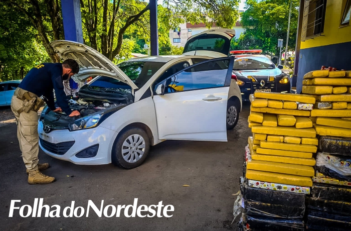PRF prende três criminosos com mais de meia tonelada de maconha