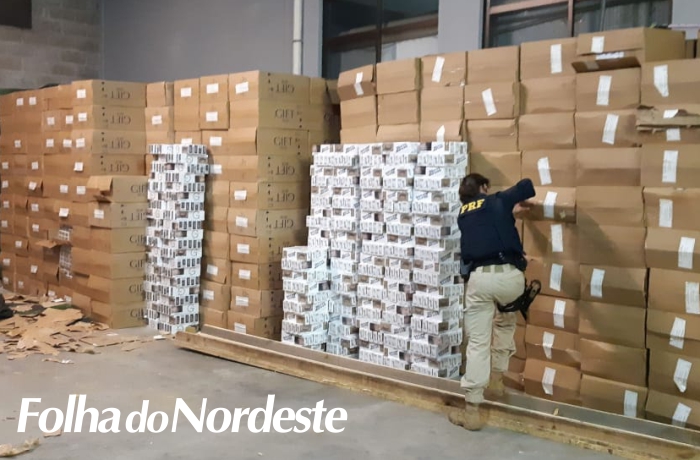 Apreendidos milhares de cigarros contrabandeados em depósito clandestino