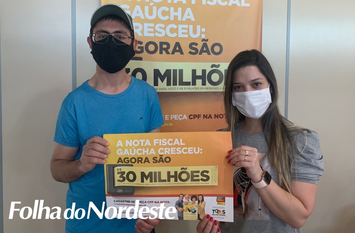 Ganhadores do mês de junho do Programa Nota Fiscal Gaúcha