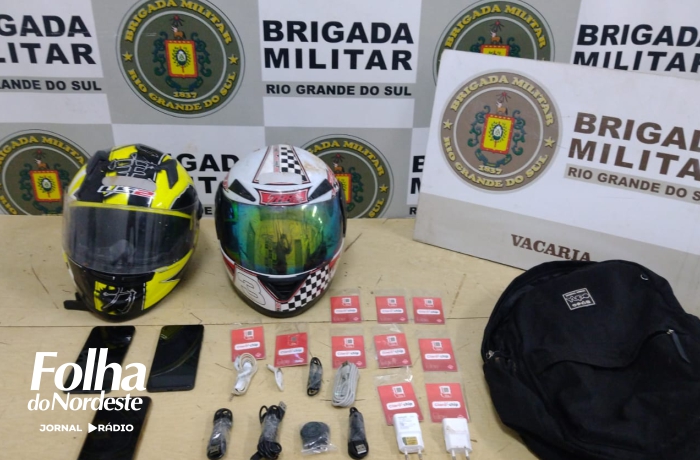 Brigada Militar interceptou homens arremessando objetos para o Presídio Estadual de Vacaria