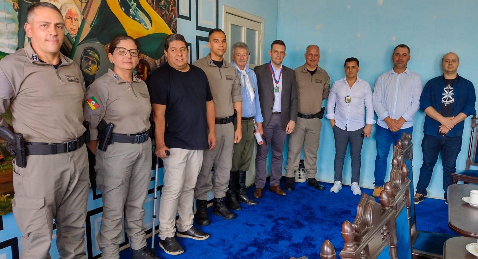 Região: Brigada Militar promove encontro com autoridades