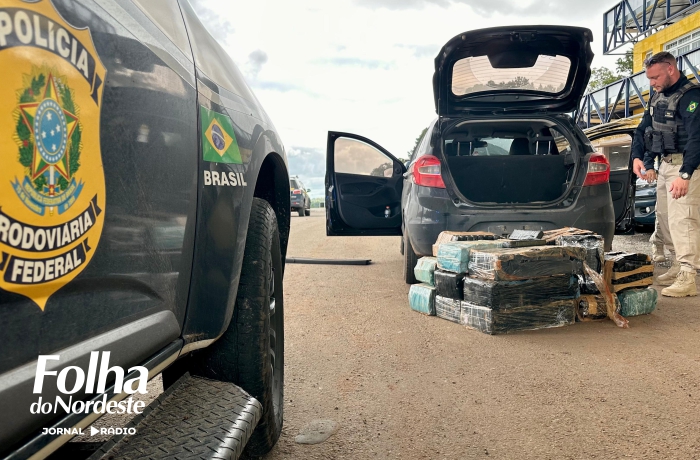 PRF apreende 264 quilos de maconha e prende traficante em Passo Fundo