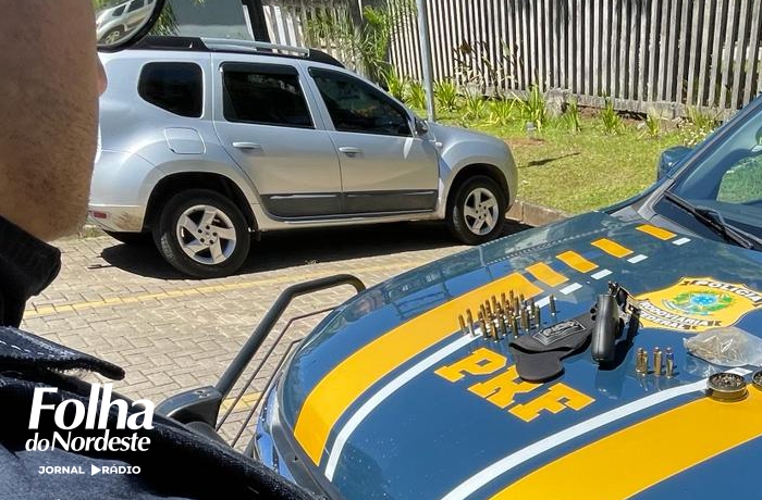 PRF prende homem com arma, munição e droga em Caxias do Sul