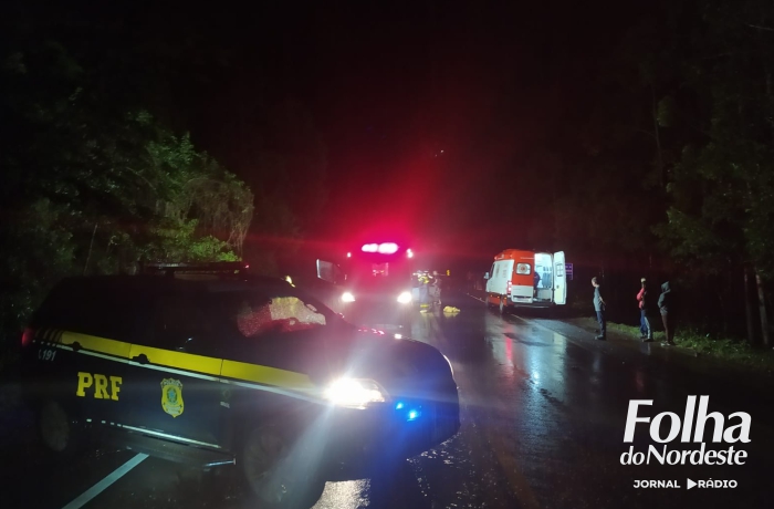 PRF atende grave acidente com duas morte