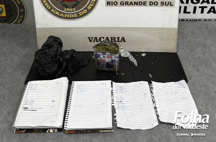 Brigada Militar prende mulher por tráfico de drogas em Vacaria