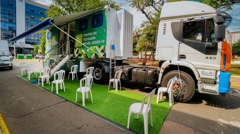 Motoristas de caminhão com destino à Argentina e ao Chile serão testados para Covid a partir desta segunda (31)