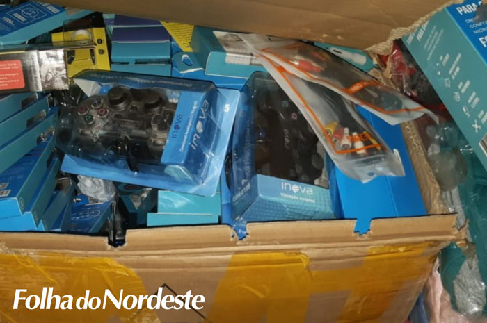 PRF apreende mercadorias sem documentação fiscal em Vacaria