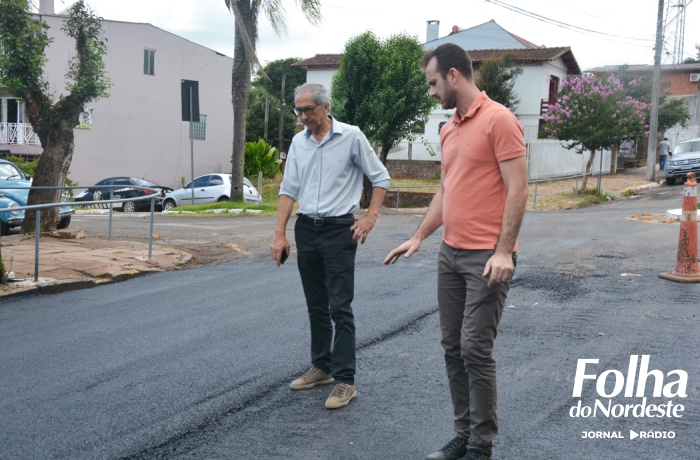 Recuperação asfáltica na rua Nivio Castelano avança nesta semana