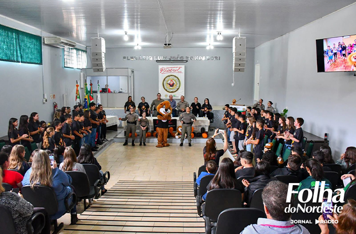 Brigada Militar realiza formatura do PROERD em Esmeralda