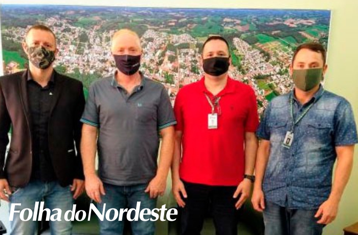 Sananduva: Prefeito Vermelho Pansera recebe representantes da UERGS