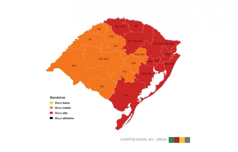 Covid-19: Lagoa continua na Bandeira Vermelha até dia 13 de julho