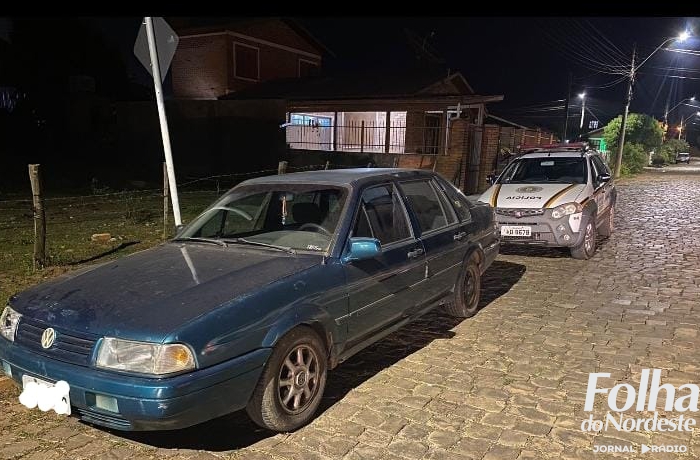 Veículo furtado é recuperado pela Brigada Militar