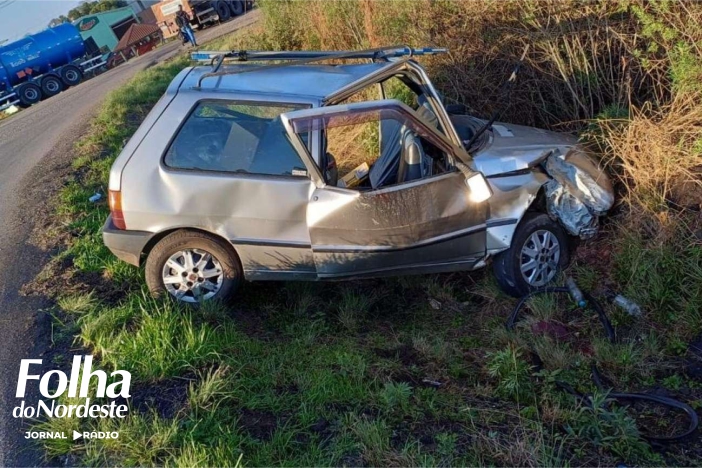 Acidente deixa quatro feridos na BR-285