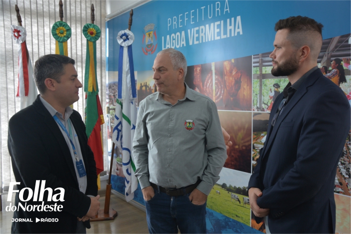 Morona recebe visita institucional de representantes do Banrisul