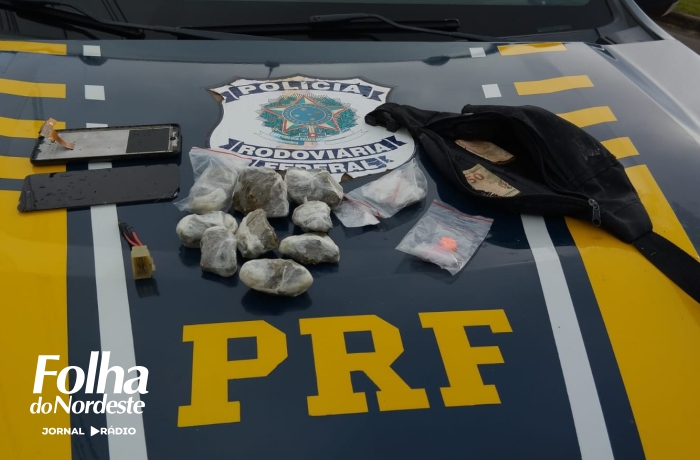 Polícia Rodoviária Federal prendeu motociclista com drogas após perseguição em Caxias do Sul