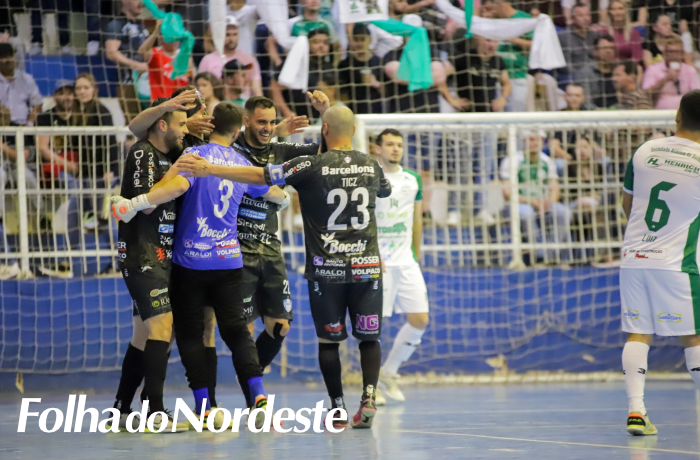 Com três de Ronaldo, Lagoa Futsal vence a Sase, na abertura do mata-mata