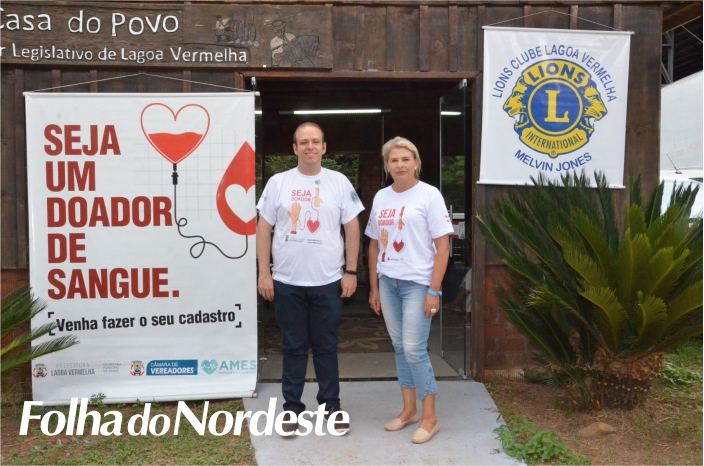 Lions Clube Lagoa Vermelha Melvin Jones realiza cadastramento de doadores de sangue