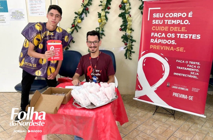 SAE promove testagem rápida e conscientização no Dezembro Vermelho