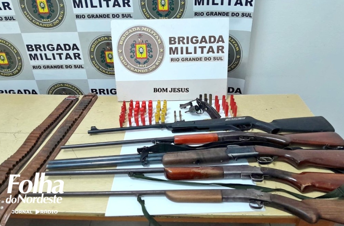 Brigada Militar prende homem por disparo de arma de fogo em interior de residência