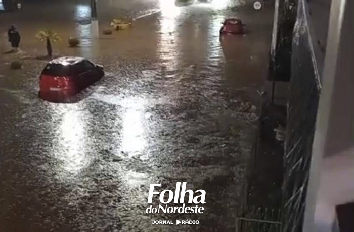 Temporal com granizo provoca estragos em Sananduva