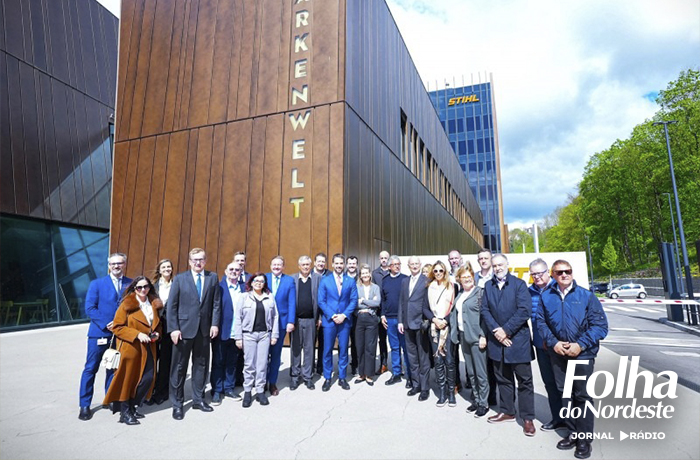 Na Alemanha, comitiva gaúcha visita a sede da Stihl e celebra investimentos da empresa no RS