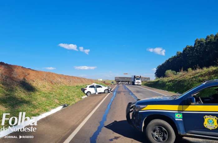 Colisão envolve cinco veículos e resulta em uma morte na BR 285