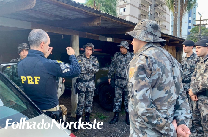 PRF promove instrução de Enfrentamento ao Tráfico de Drogas e Armas para BM e PC em Passo Fundo