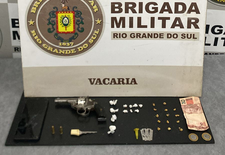 Região: Homem é preso por tráfico de drogas e porte ilegal de arma 