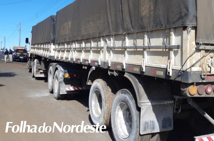 PRF atende acidente e prende motorista de caminhão dirigindo embriagado em Vacaria