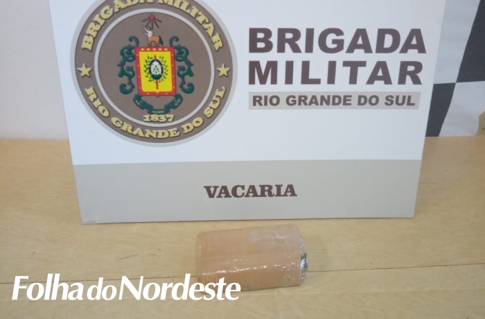 Brigada Militar efetua apreensão de menor e de entorpecentes em Vacaria