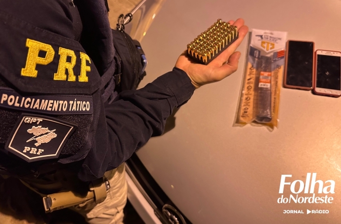 PRF prende mulher que transportava munições de calibre restrito em Caxias do Sul