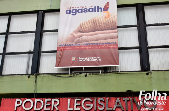 Câmara de Vereadores faz apelo para doação de cobertores