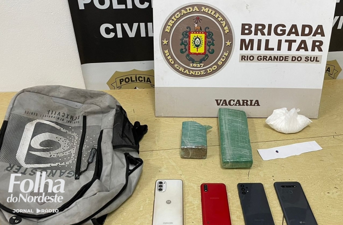 Região: Uma mulher e duas menores são presas por tráfico de drogas