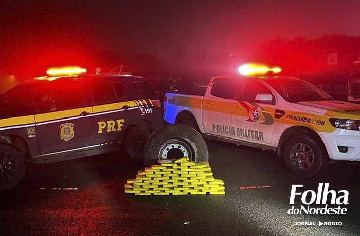PRF e Polícia Militar de Santa Catarina encontram 52 kg de cocaína e crack em carreta com donativos para o Rio Grande do Sul