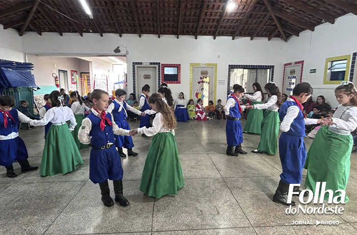 Semana Farroupilha na EMEI Crescendo com Você valoriza as tradições gaúchas em Caseiros
